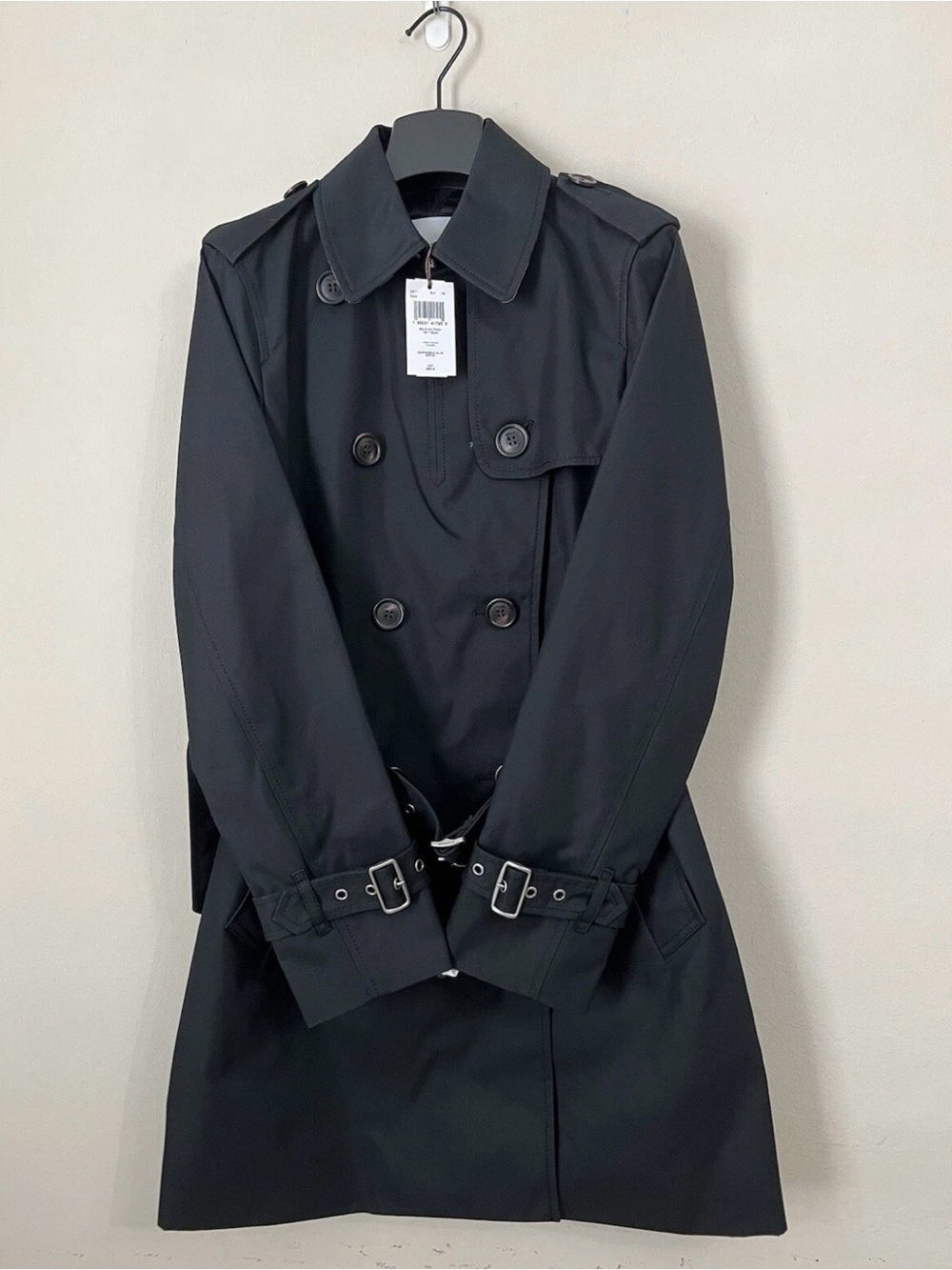 NWT Coach Solid Mid Trench XS Black
